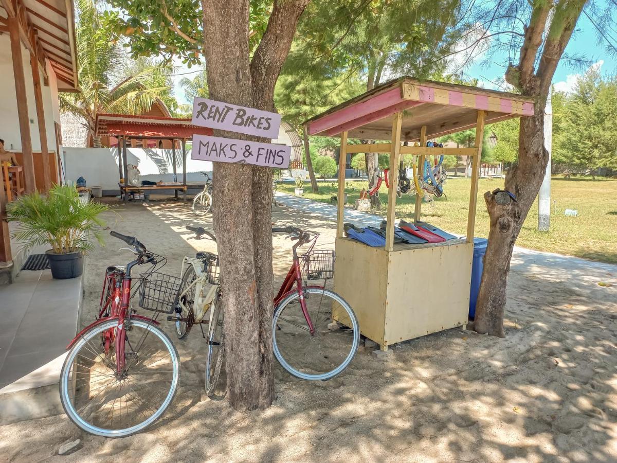 Nusa Indah Bungalows Gili Air Ngoại thất bức ảnh