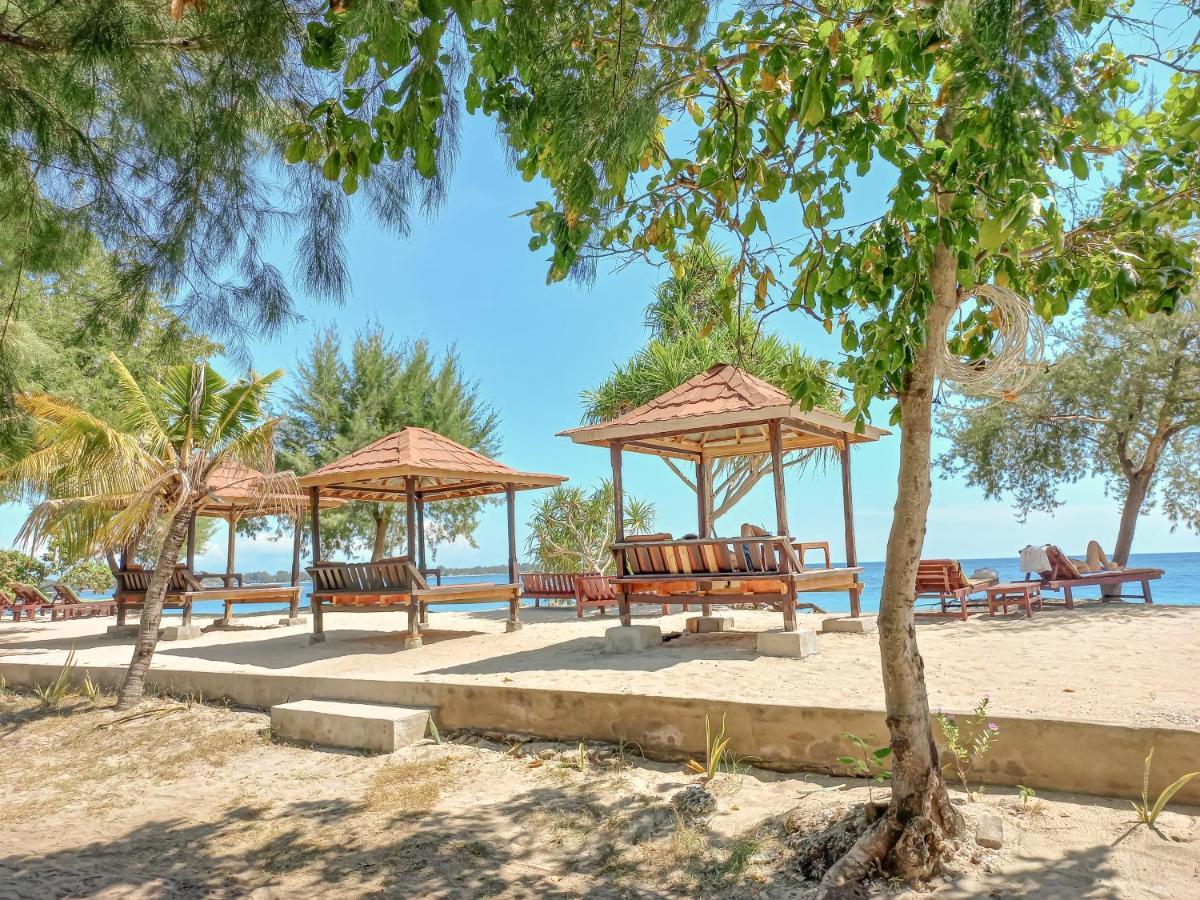 Nusa Indah Bungalows Gili Air Ngoại thất bức ảnh